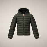 Boys' Puffer jacket Dony in Land Green | Save The Duck