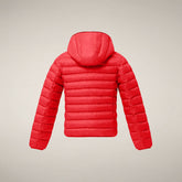 Jungen-Steppjacke Dony in Feuerrot - FW26 Duck to school Kids | Save The Duck