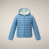 Boys' Puffer Jacket Dony in Dolphin Blue | Save The Duck