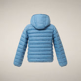 Boys' Puffer Jacket Dony in Dolphin Blue | Save The Duck