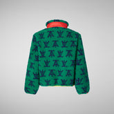 Unisex kids' jacket Sheep in tao green - Boys | Save The Duck