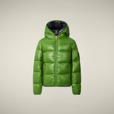 Piumino bambino animal-free Artie verde prato - FW25 BOY COLLECTION | Save The Duck