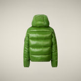Piumino bambino animal-free Artie verde prato - FW25 BOY COLLECTION | Save The Duck