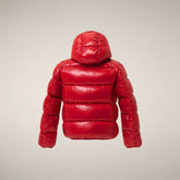 Jungen-Steppjacke Artie in Dunkelrot | Save The Duck