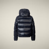 Piumino bambino animal-free Artie blu nero - FW25 BOY COLLECTION | Save The Duck