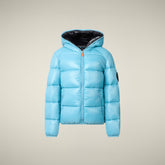 Piumino bambino animal-free Artie azzurro bay - FW25 BOY COLLECTION | Save The Duck