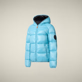 Piumino bambino animal-free Artie azzurro bay - FW25 BOY COLLECTION | Save The Duck