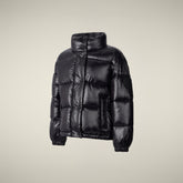 Piumino bambina animal-free Cini nero - Collezione Bambina | Save The Duck