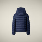 Piumino bambino animal free Finnegan blu navy - FW25 BOY COLLECTION | Save The Duck