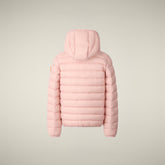 Piumino bambina animal-free Lily rosa cipria - Piumini Bambina Animal-Free | Save The Duck