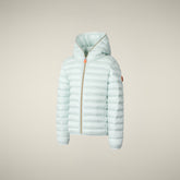 Piumino bambina animal-free Iris azzurro ghiaccio - Piumini Bambina Animal-Free | Save The Duck