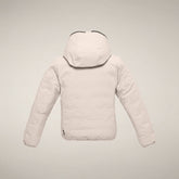 Piumino bambino reversibile Oliver beige rainy - Prodotti | Save The Duck