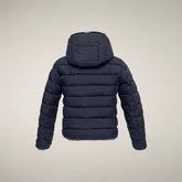 Jungen-Wendesteppjacke Oliver in Delfinblau | Save The Duck