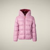 Piumino bambina animal free Kate rosa orchidea - Piumini Bambina Animal-Free | Save The Duck