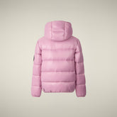 Piumino bambina animal free Kate rosa orchidea - Piumini Bambina Animal-Free | Save The Duck