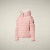 Piumino bambina animal free Leci rosa cipria - Piumini Bambina Animal-Free | Save The Duck