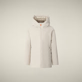 Giacca bambina animal free Cassy beige chiaro - Collezione Bambina | Save The Duck