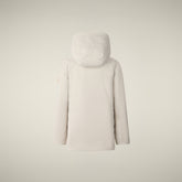 Giacca bambina animal free Cassy beige chiaro - Collezione Bambina | Save The Duck