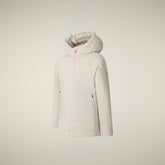 Giacca bambina animal free Cassy beige chiaro - Collezione Bambina | Save The Duck