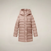 Piumino lungo bambina Lulu rosa baby - FW26 Girl | Save The Duck