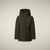Parka bambino animal free Albi blu verde scuro - FW25 BOY COLLECTION | Save The Duck