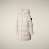 Piumino bambina animal-free Millie beige chiaro - Piumini Bambina Animal-Free | Save The Duck