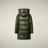 Piumino bambina animal-free Millie verde bosco - FW25 GIRL COLLECTION | Save The Duck