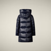 Piumino bambina animal-free Millie blu nero - Piumini Bambina Animal-Free | Save The Duck