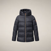 MÃ¤dchen-Steppjacke Gracie in Blau-Schwarz - Preview FW26 Girl | Save The Duck