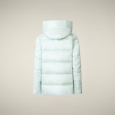 Piumino bambina animal-free Gracie azzurro ghiaccio - Piumini Bambina Animal-Free | Save The Duck