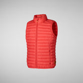 ANIMAL-FREE UNISEX-STEPPJACKE DOLIN in Leuchtend Rot | Save The Duck