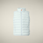 Gilet unisex animal-free Andy azzurro ghiaccio - Smanicati e Gilet Bambino | Save The Duck