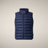 Gilet imbottito unisex Andy blu navy | Save The Duck