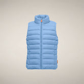 Unisex-Kids-Steppweste Andy in Delfinblau | Save The Duck