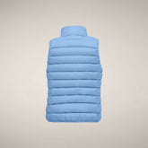 Unisex-Kids-Steppweste Andy in Delfinblau | Save The Duck