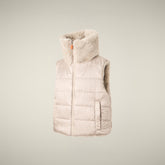 Gilet bambina reversibile Zenia beige chiaro - Giacche Bambina | Save The Duck