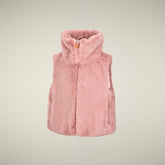 Gilet bambina reversibile Zenia rosa cipria - Giacche Bambina | Save The Duck