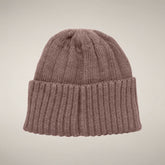 Berretto a coste bambino unisex Doyle rosa cipria - FW26 Boy | Save The Duck