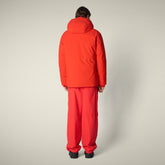 Parka uomo animal free Hiram rosso vivo - Parka Uomo | Save The Duck