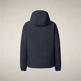 Men's Parka Hiram in Blue Black | Save The Duck