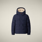 Parka bambino animal free Toby blu navy - FW25 BOY COLLECTION | Save The Duck