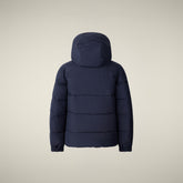 Parka bambino animal free Toby blu navy - FW25 BOY COLLECTION | Save The Duck