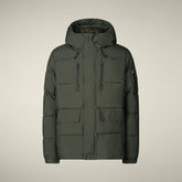 Parka uomo animal free Alter verde scuro - Parka Uomo | Save The Duck