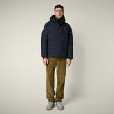 Parka uomo animal free Alter blu nero - FW25 MAN COLLECTION | Save The Duck