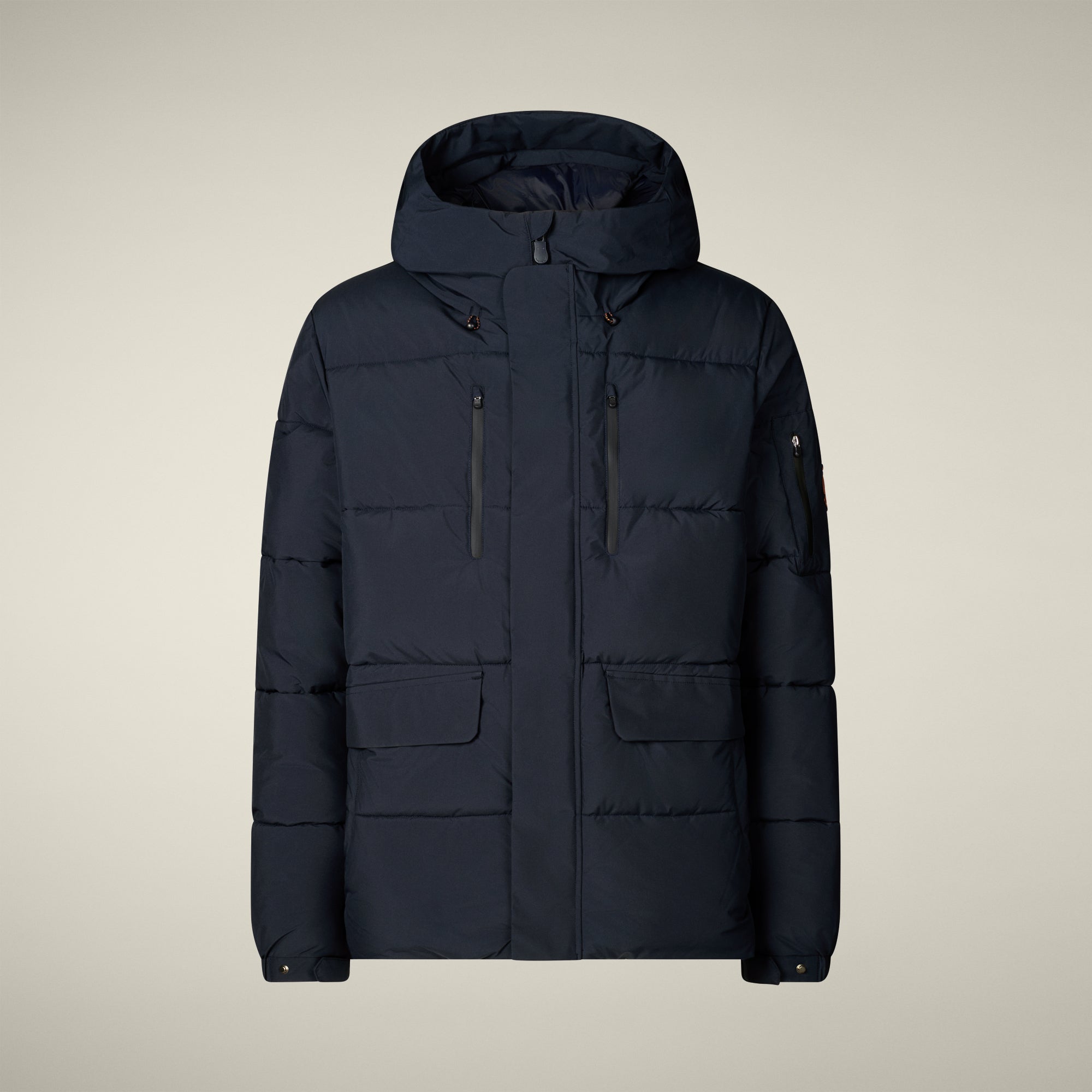 Men's Parka Alter in Blue Black