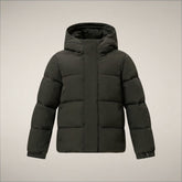 Jungenparka Joris in Landgrün - FW26 Duck to school Kids | Save The Duck