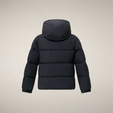 Boys' Parka Joris in Blue Black - Boys Parka | Save The Duck