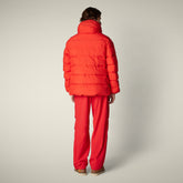 Parka uomo animal free Leland rosso vivo - Parka Uomo | Save The Duck