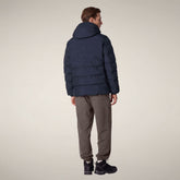 Men's Parka Leland in Blue Black | Save The Duck