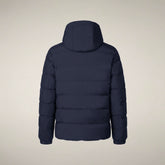 Men's Parka Leland in Blue Black | Save The Duck